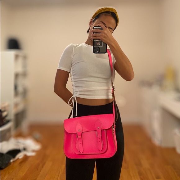 The Cambridge Satchel Company Neon Pink Satchel - Picture 7 of 7